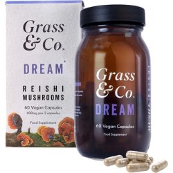 Grass & Co Dream Reishi Mushroom Capsules Enhances Sleep Quality 60 Capsules