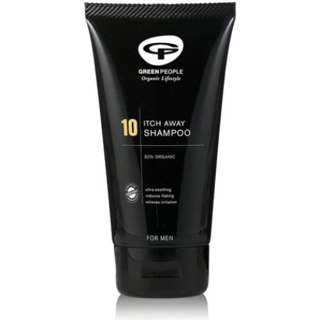 Green People for Men No.10 Itch Away Shampoo 150ml Natural Organic Herbal Shampoo for Men with Dry Itchy or Flaky Scalp