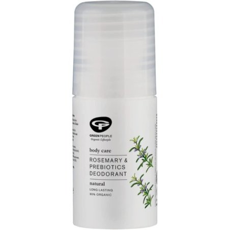 Green People Rosemary and Prebiotics Deodorant 75ml - Natural Organic Deodorant - Gentle Deodorant with Rosemary and