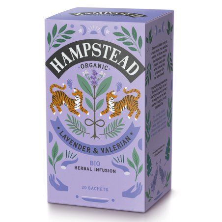 Hampstead Tea ORGANIC LAVENDER & VALERIAN TEA BAGS