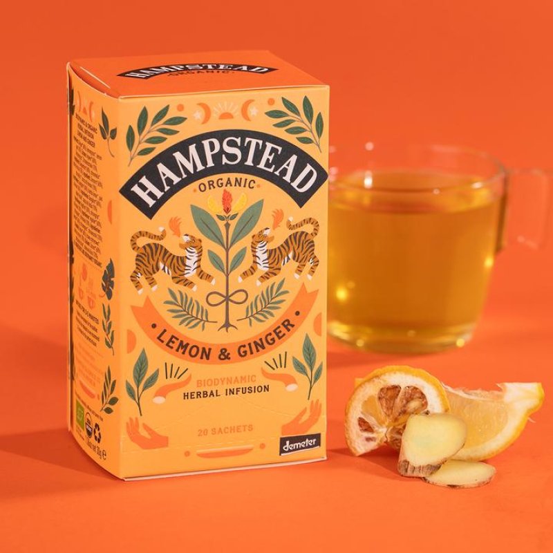 Hamstead - Lemon Ginger - 50 Gr