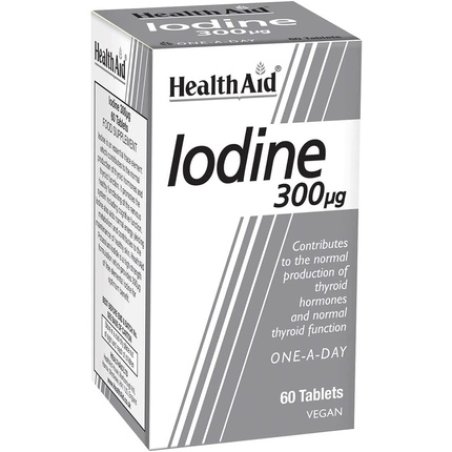 HealthAid Iodine 300mcg Vegan Tablets 60 Count