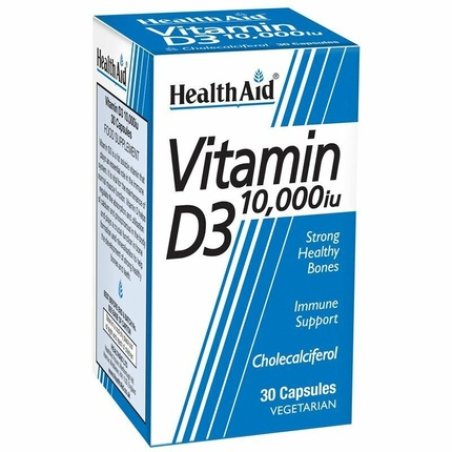 HealthAid Vitamin D3 10000iu Vegicaps 30