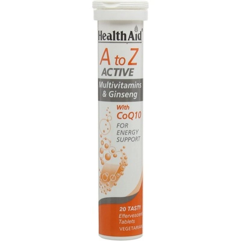 HealthAid A to Z Multivitamin Effervescent Vegetarian Tablets