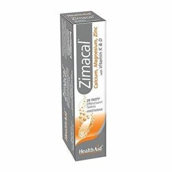 HealthAid Zimacal Calcium Magnesium Zinc VitD VitK 20 Tablets