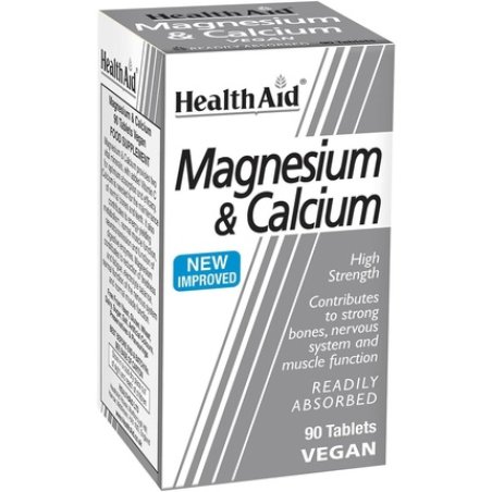 HealthAid Magnesium & Calcium Vegan Tablets 90