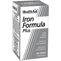 HealthAid Iron Formula Plus Vegetarian Tablets 100