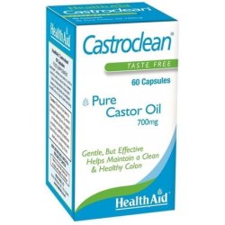 HealthAid Castroclean Castor Oil 700mg 60 Capsules