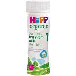 Hipp Organic 1 1st Baby Milk Formula Ready To Feed Liquid 200ml Pack Of 6 200
