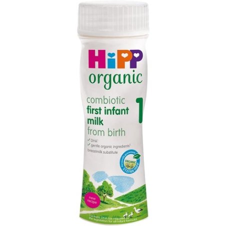 Hipp Organic 1 1st Baby Milk Formula Ready To Feed Liquid 200ml Pack Of 6 200