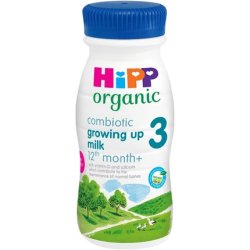 Hipp Organic 3 Growing Up Toddler Milk Formula Ready To Feed Liquid 200ml Pack