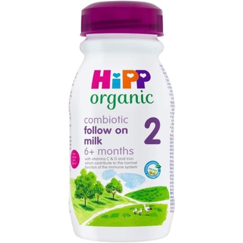 Hipp Organic Follow On Baby Milk From 6 Months, 200ml