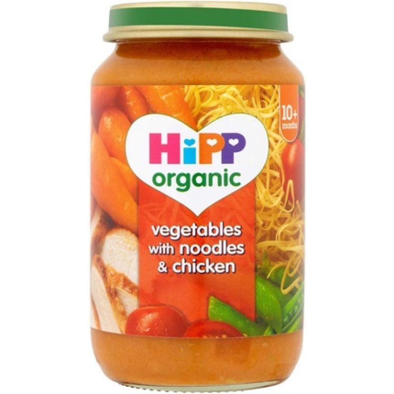 Hipp Organic Vegetables With Noodles And Chicken 220g
