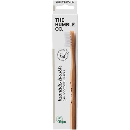 The Humble Co. Mixed Adult Medium Toothbrush Developed by Dentists Designed in Sweden Plant-Based Materials
