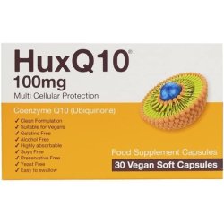 Huxley Europe Q10 Coenzyme 100mg Capsules 30 Count - Heart, Blood Pressure, and Skin Health Support with