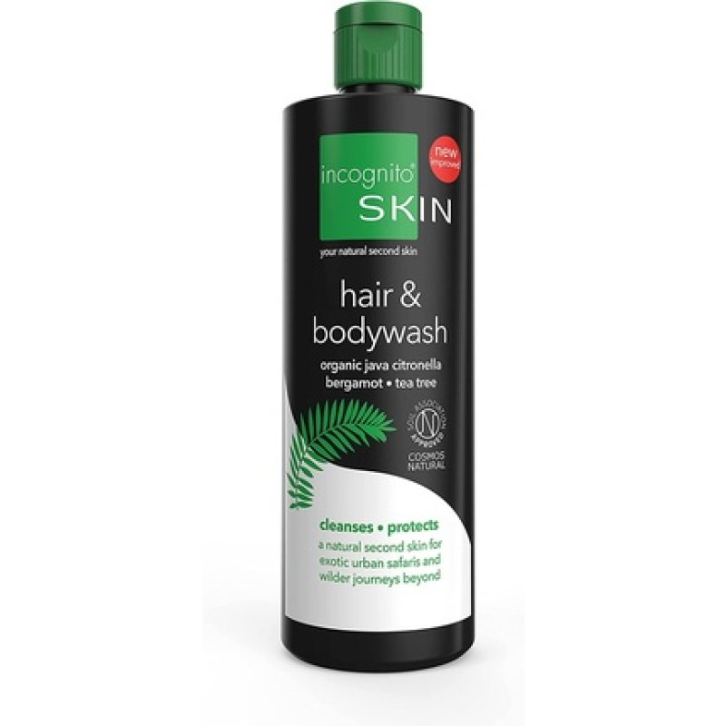 incognito Less Mosquito Shampoo and Shower Gel Insect Repellent for Hair and Body 200ml