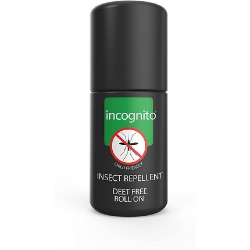 incognito Anti Mosquito Bite Stick 50ml Maximum Effectiveness Vegan DEET-Free Roll-On for Adults and Children
