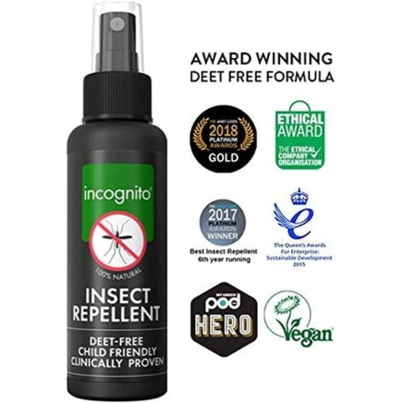 Incognito Insect Repellent Spray 50ml Natural DEET Free Formula