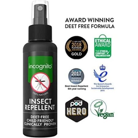 Incognito Insect Repellent Spray 50ml Natural DEET Free Formula