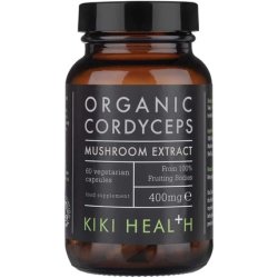 KIKI HEALTH Organic Cordyceps Mushroom Extract 60 Vegicaps 700225