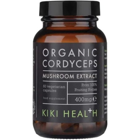 KIKI HEALTH Organic Cordyceps Mushroom Extract 60 Vegicaps 700225