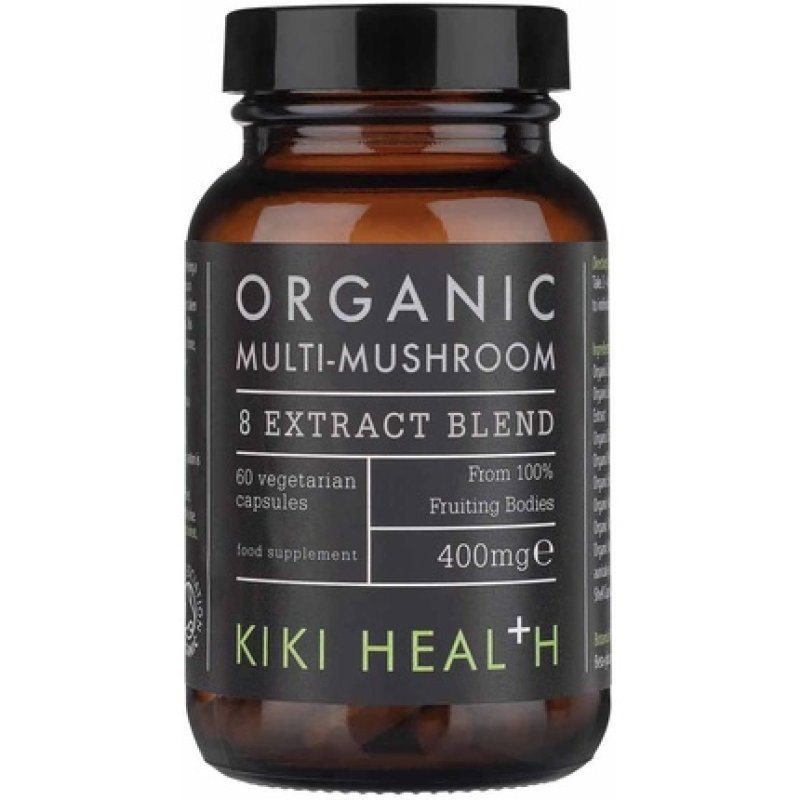 KIKI Health Multi-Mushroom Blend Organic 60 Vcaps 400mg