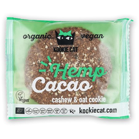 Kookie Cat Hemp & Cocoa Biscuit Organic 12x50g