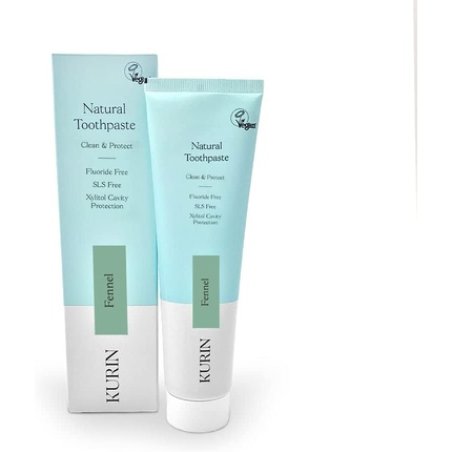 Kurin Fluoride Free Natural Toothpaste 100ml Fennel