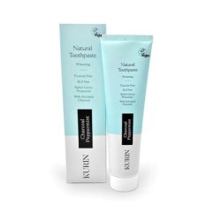 Kurin Natural Whitening Toothpaste Charcoal Peppermint 100ml Fluoride Free