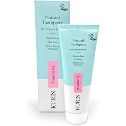 Kurin Fluoride Free Natural Kids Toothpaste 75ml Strawberry