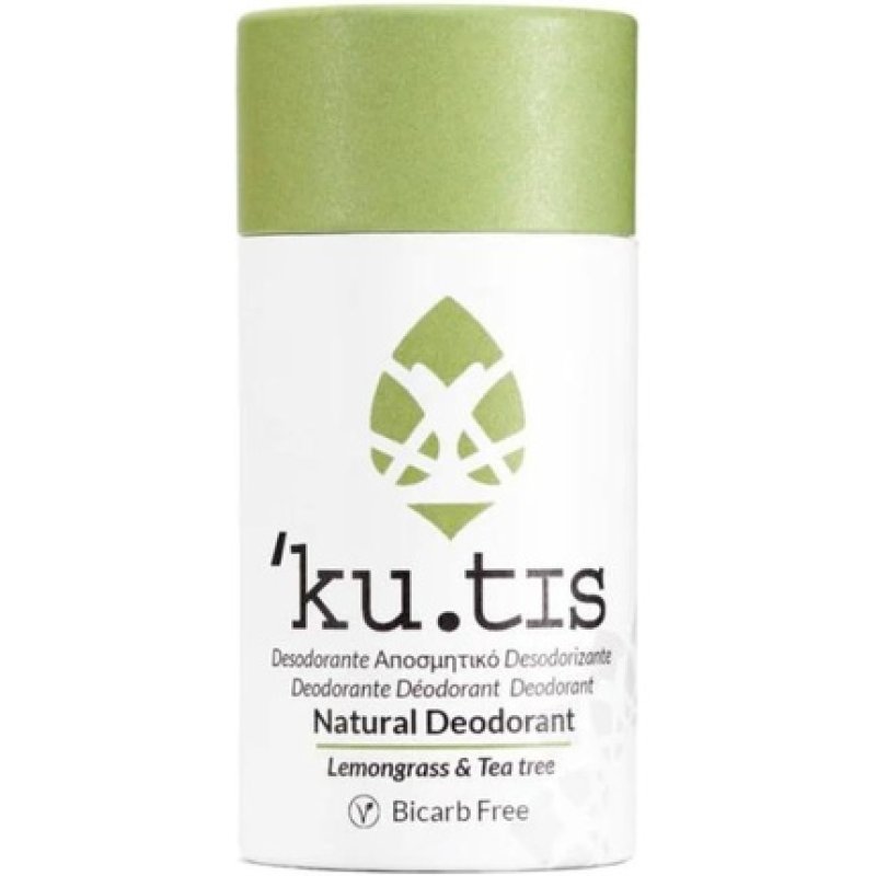Kutis Bicarb Free & Plastic Free Deodorant Lemongrass & Tea Tree 50g