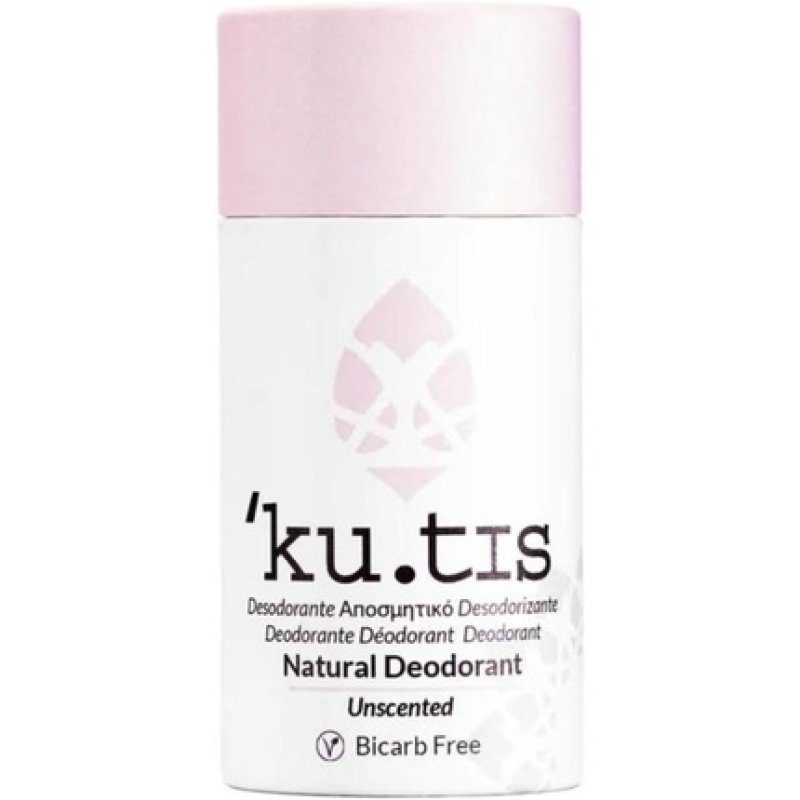 Kutis Skincare Natural Plastic Free Bicarb Free Deodorant Unscented 50g