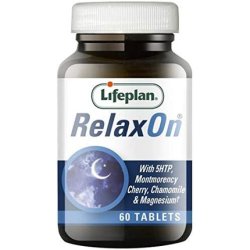 Lifeplan RelaxOn with 5HTP and Magnesium 60 Tablets