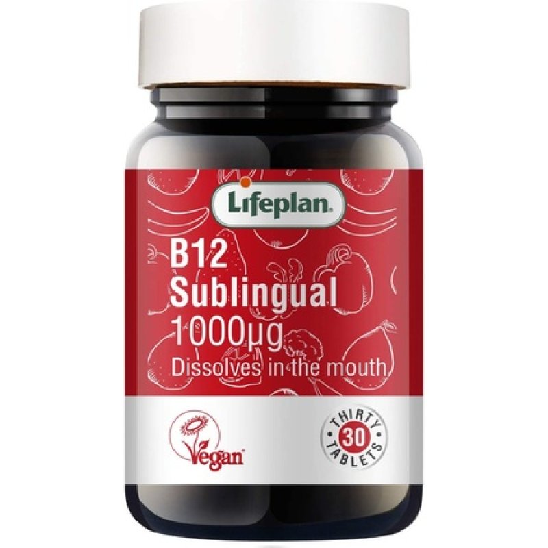 Lifeplan Vitamin B12 Sublingual 30 Tablets