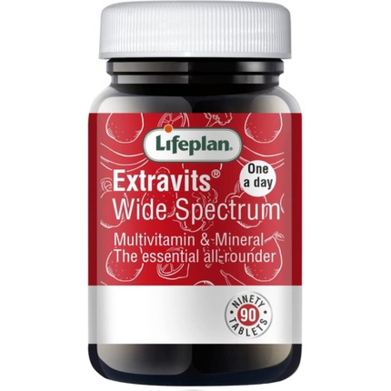 Lifeplan ExtraVits Wide Spectrum Adult Daily Multivitamin 90 Tablets