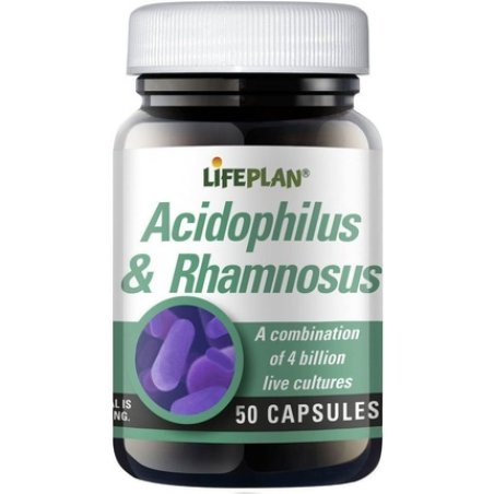 Lifeplan L. Acidophilus & Rhamnosus 50 Capsules