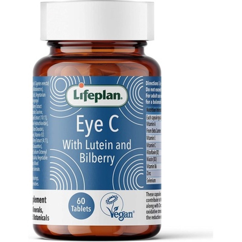 Lifeplan Eye 'C' with Lutein Bilberry & Zinc Capsules 60 Count