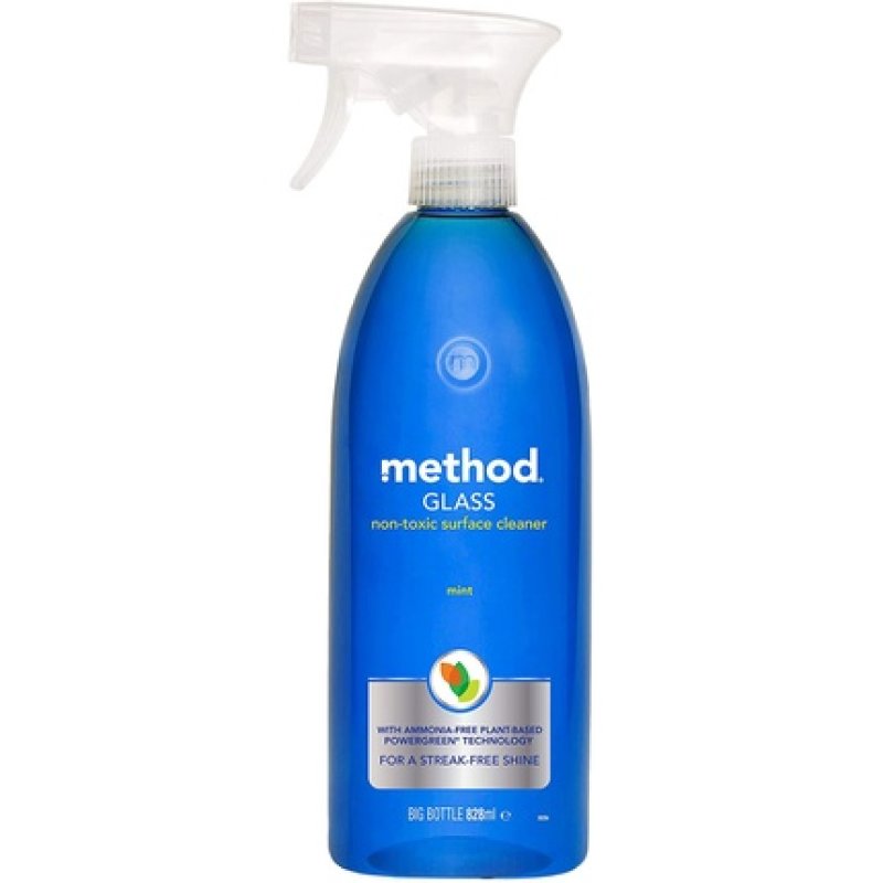 Method Glass Cleaner Spray, Mint, 828 Ml Glass Glass Mint 828 Ml Pack Of 1