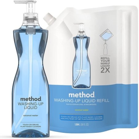 Method Washing Up Liquid, Coconut Water, 532 Ml Method Washing Up Liquid