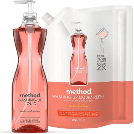 Method Washing Up Liquid, Peach And Pink Pepper, 532 Ml Method Washing Up