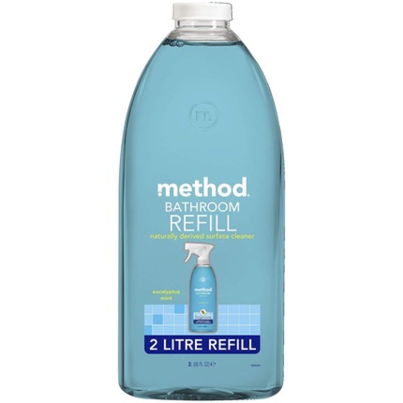 Method Bathroom Cleaner Refill, Eucalyptus Mint, 2 L 2 L Pack Of 1