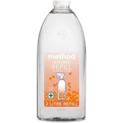 Method Antibacterial Spray Refill, All Purpose Cleaner, Orange Yuzu, 2 L