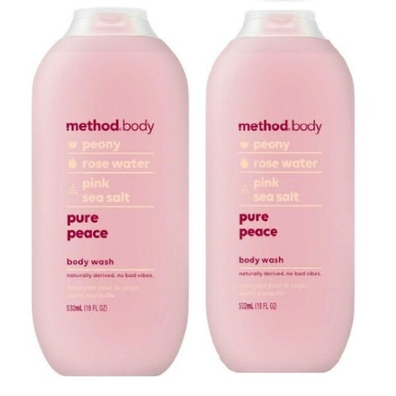 Method Body Wash Pure Peace Infused With Peony Rose Water And Pink Sea Salt 532ml