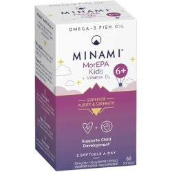 Minami Nutrition MorEPA Mini Junior Omega 3 Softgels 60 Count