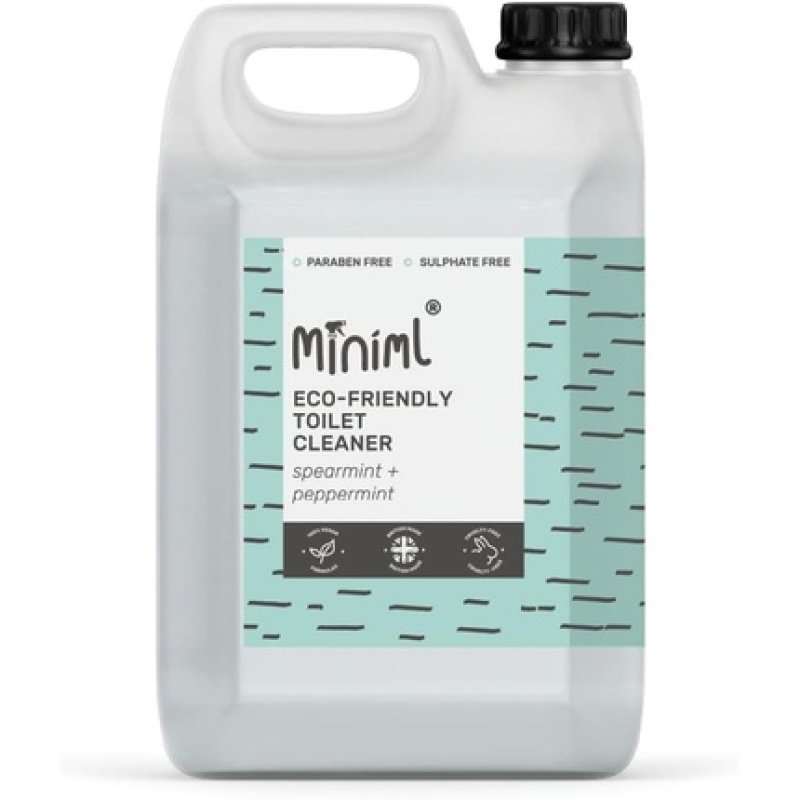 Miniml Eco Toilet Cleaner Spearmint & Peppermint 5l Refill All Natural