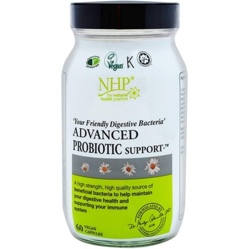 Natural Health Practice Advanced Probiotic 60 Capsules - Maintain Digestive Health and Support Immune System