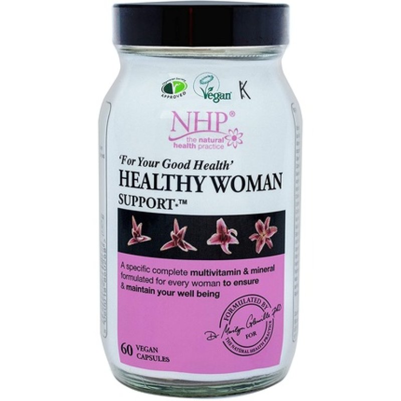 Natural Health Practice Healthy Woman Support Capsules for General Wellbeing and Health 60 Capsules