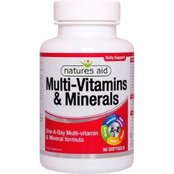 Natures Aid Multi-Vitamins and Minerals 90 Capsules