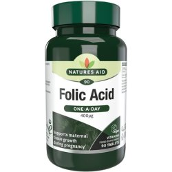 Natures Aid Folic Acid 90 Tablets