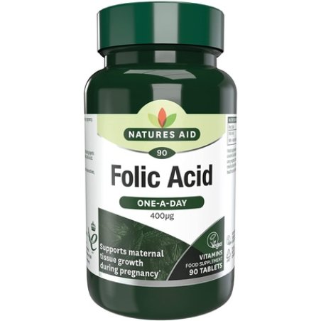Natures Aid Folic Acid 90 Tablets